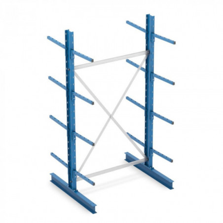 Estantería Cantilever doble desde arriba