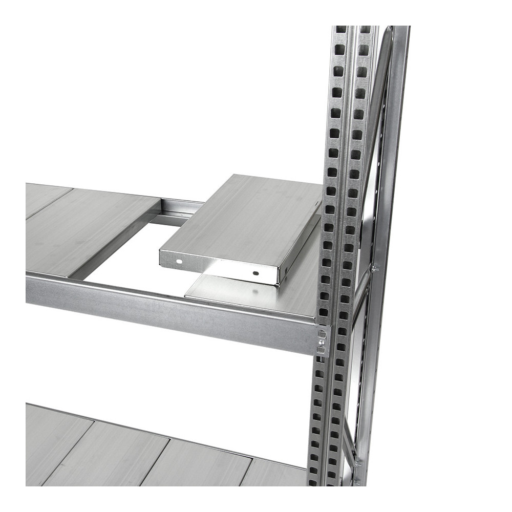 Estantería Picking Galavanizada 250 - Detalle de las bandejas metálicas Estantería Picking Galavanizada 250 - Detalle de las bandejas metálicas