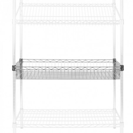 Cesta de acero cromado