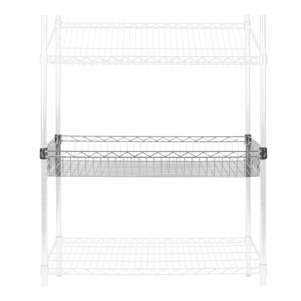 Cesta de acero cromado