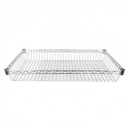 Cesta de acero cromado