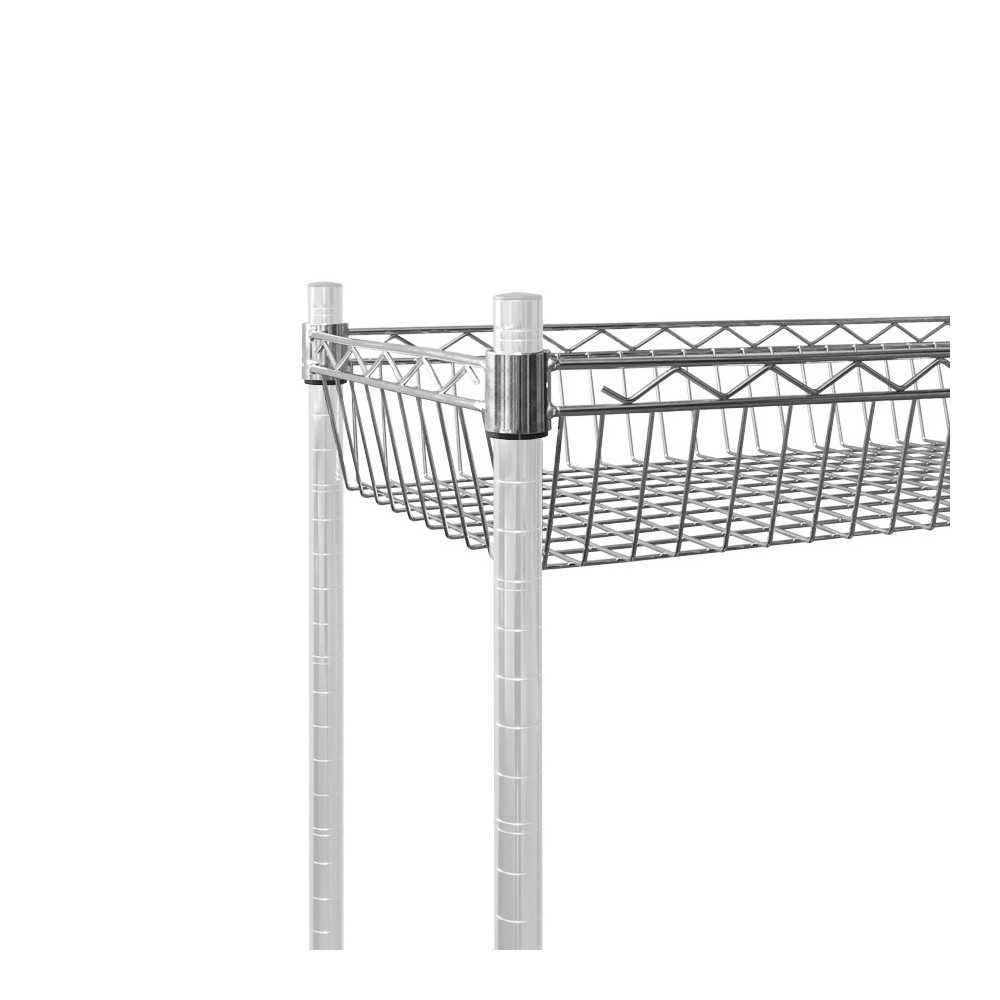 Cesta de acero cromado