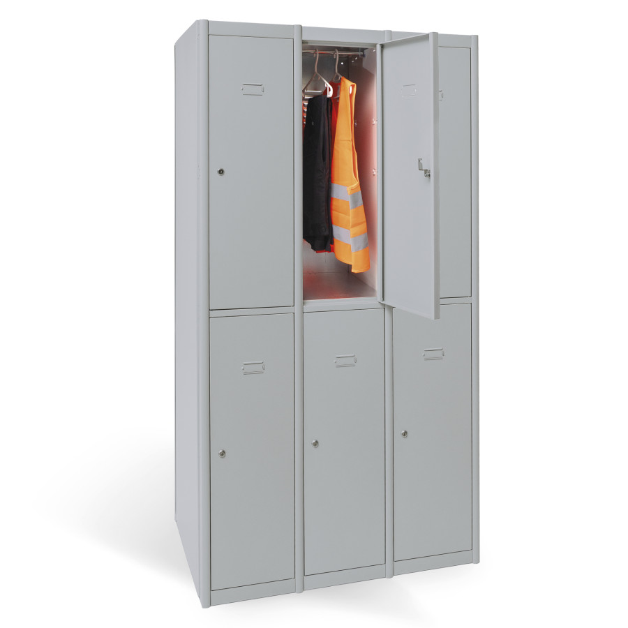 Szafki ubraniowe LockerPro drzwi 2 korpusów 3